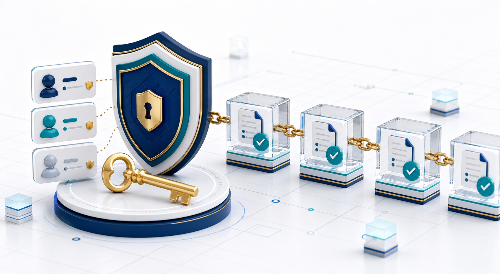 Representación de permisos, seguridad y cadena de auditoría
